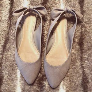 BCBGeneration Pointed Flats with Bow
